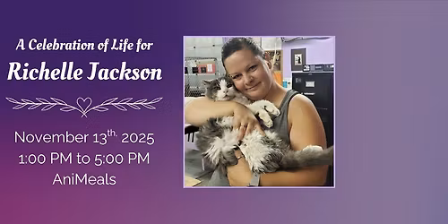 AniMeals' Celebration of Life for Richelle Jackson