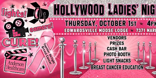 Lights, Camera, Cure!  Ladies Night Out for Breast Cancer Awareness