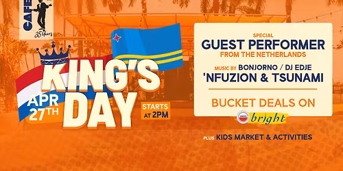 Celebrate King\u2019s Day at Caf\u00e9 the Plaza
