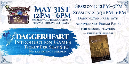 Daggerheart Introduction Games by Mimic Haul