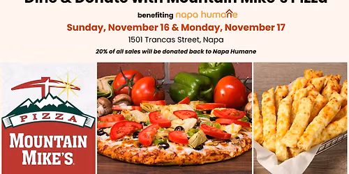Dine & Donate at Mountain Mike's Pizza