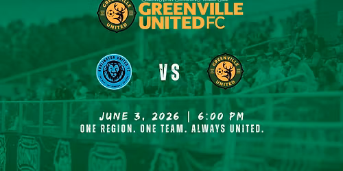 Greenville United vs Burlington United: United for Miracles