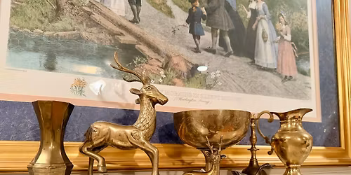 Charming Southern Home Estate Sale \u2013 Rustic Christmas, Brass & Traditional Furnishings