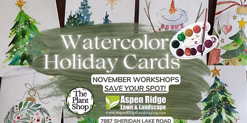 Watercolor Holiday Cards