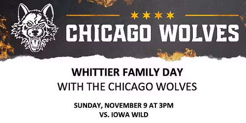 Whittier Family Day at the Chicago Wolves Game