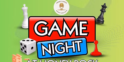 Family Game Night at Honey Rock Books and Cafe