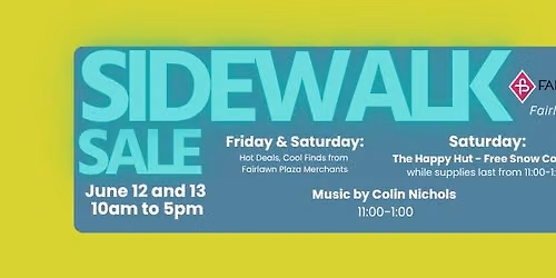 Fairlawn Plaza - Annual Sidewalk Sale