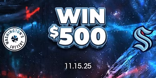 WIN $500 AT SEATTLE KRAKEN GAME