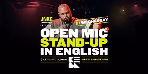 Open Mic Stand-up Comedy in English \/\/ Inside Joke x KEVA \/\/ MAY 27th