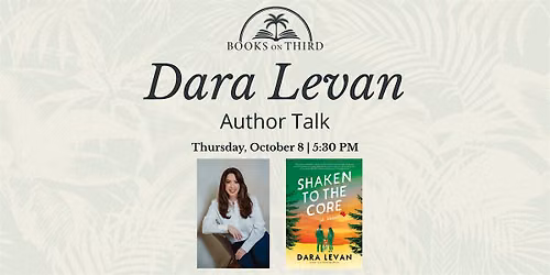 Author Talk with Dara Levan | Shaken To The Core