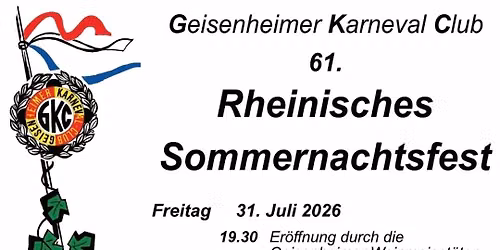 61. Rheinisches Sommernachtsfest ( "Schnakenfest" )