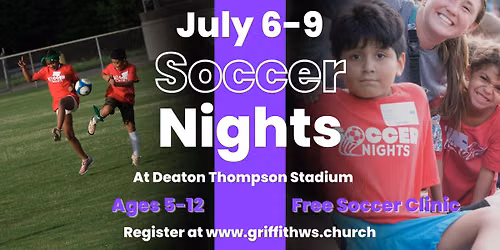 Soccer Night \/\/ Free Soccer Clinic \/\/ Ages 5-12
