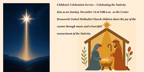 Children's Nativity reenactment