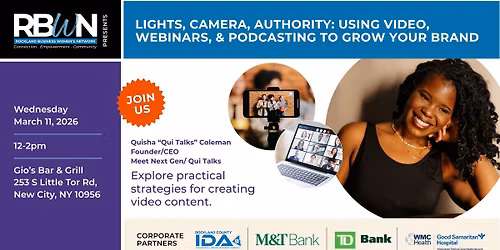 Lights, Camera, Authority: Using Video, Webinars, & Podcasting To Grow Your Brand