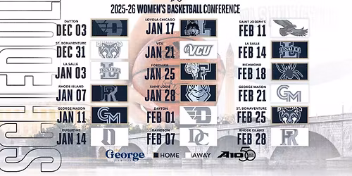 Parking Dayton Flyers at George Washington Revolutionaries Womens Basketball