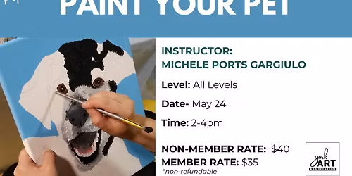 Pop-up Paint Your Pet with York Art Association