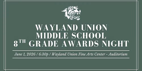 WUMS 8th Grade Awards Night