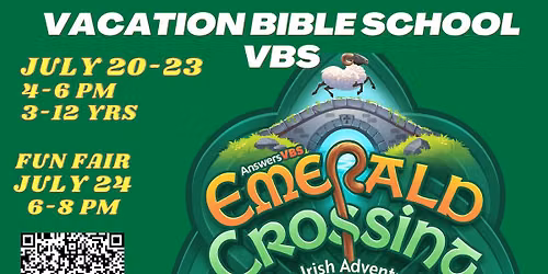 \ud83c\udf40 Emerald Crossing VBS is Coming! \ud83c\udf40(Vacation Bible School (VBS)