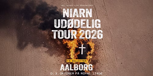 Niarn - Ud\u00f8delig Tour 2026 \/\/ Skr\u00e5en, Royal Stage - F\u00c5 BILLETTER