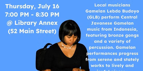 Gamelan Music Performance