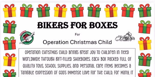 Bikers for Boxes Poker Run