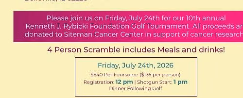 2026 Kenneth J. Rybicki Foundation Golf Tournament