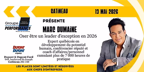 Conf\u00e9rence Marc Dumaine