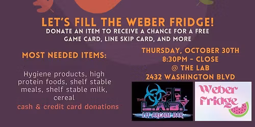 Halloween Karaoke Food Drive