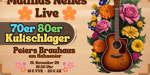 MATHIAS NELLES LIVE | 70er 80er Kultschlager Mitsingkonzert