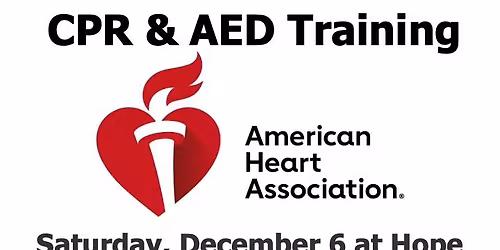 CPR & AED training by American Heart Association