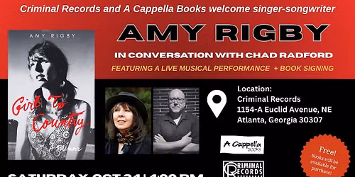 Amy Rigby in conversation with Chad Radford | Girl to Country