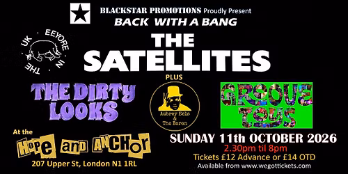 Back with a Bang - The Satellites at The Hope and Anchor