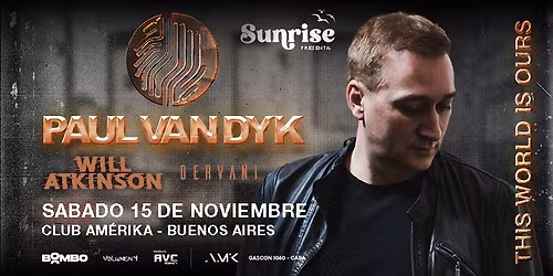 PAUL VAN DYK en Argentina!
