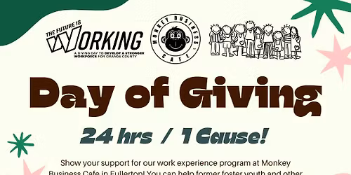 Day of Giving - Monkey Business Cafe