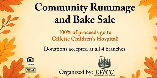 Community Rummage and Bake Sale