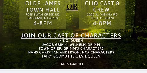 Mid Michigan Enchanted Forest 2026 Auditions