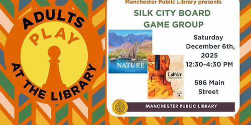 Silk City Board Game Group- December 2025