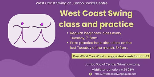 West coast swing - beginner class and practice