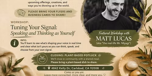 A Conscious Vision monthly Gathering