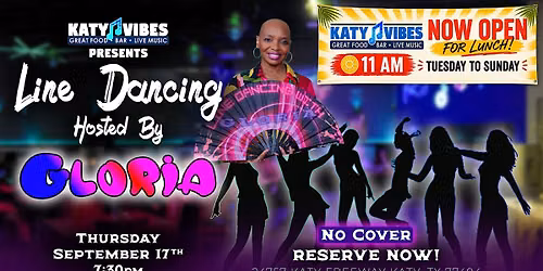 Line Dancing with Gloria at Katy Vibes!