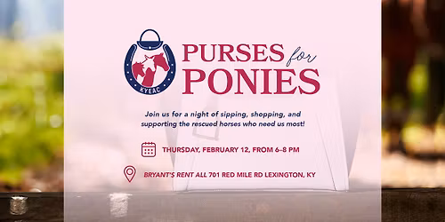 Purses for Ponies Charity Auction