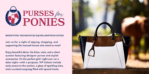 Purses for Ponies Charity Auction