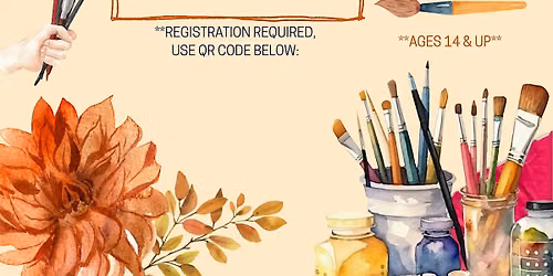 Fall Watercolor Workshop @ Patmos Library