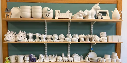 18+ adult ceramic painting session