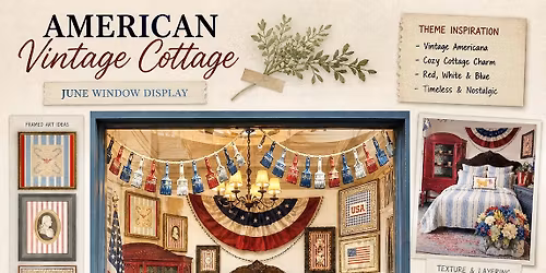 Patriotic Window Booth Month of June \ud83c\uddfa\ud83c\uddf8\ud83e\udd85