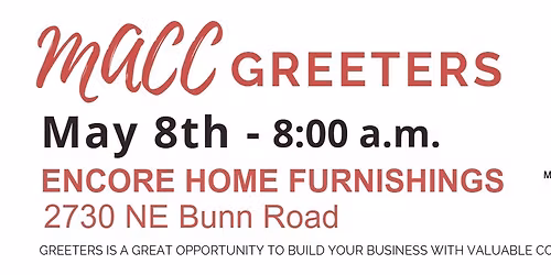 Chamber Greeters at Encore Home Furnishings