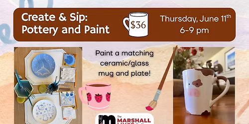 Create & Sip: Pottery and Paint