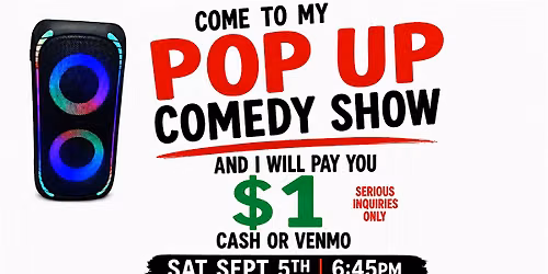 Free Comedy Show Cheeseman Park