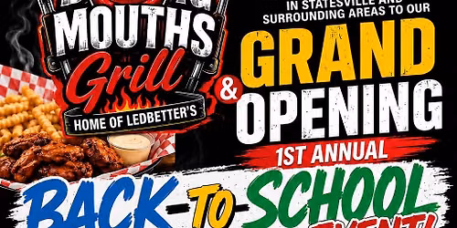 Grand opening and first annual back to school giveaway