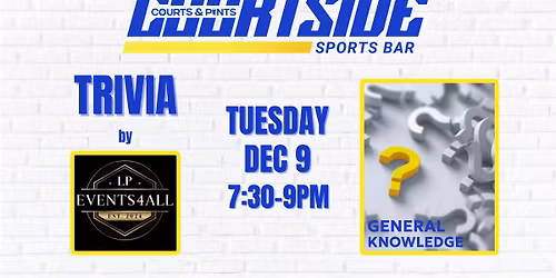TRIVIA NIGHT - General Knowledge